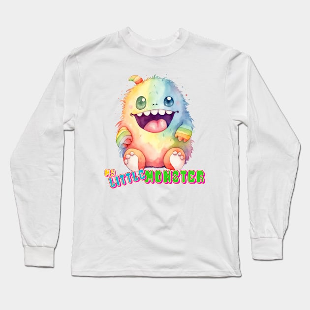 My Little Monster Long Sleeve T-Shirt by Peter the T-Shirt Dude